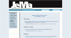 Desktop Screenshot of jema.hu